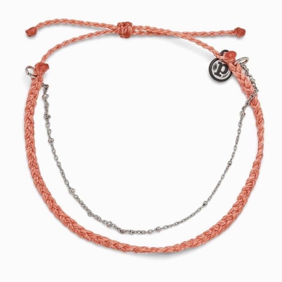 PURA VIDA Satellite Chain Anklet - Picture 2 of 3